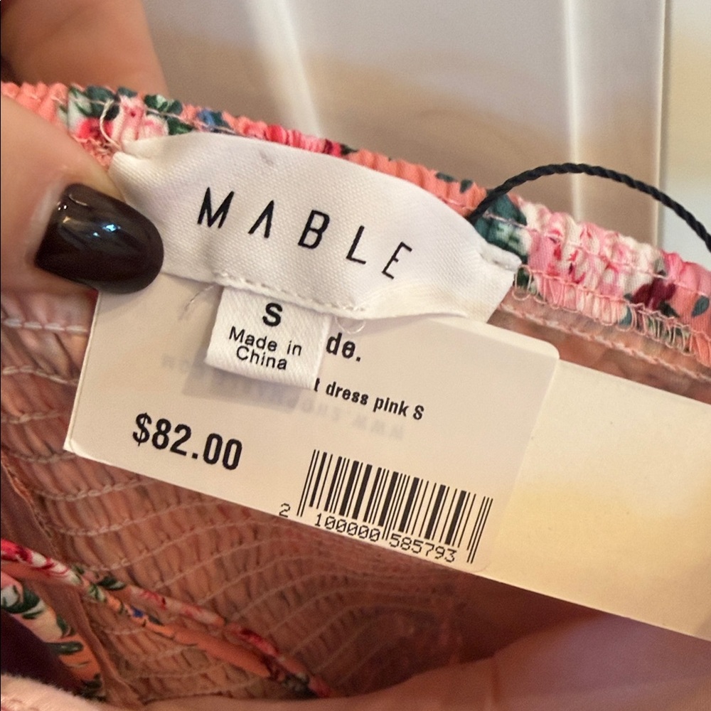 Floral Pink Ruffle Dress - Picture 2 of 4
